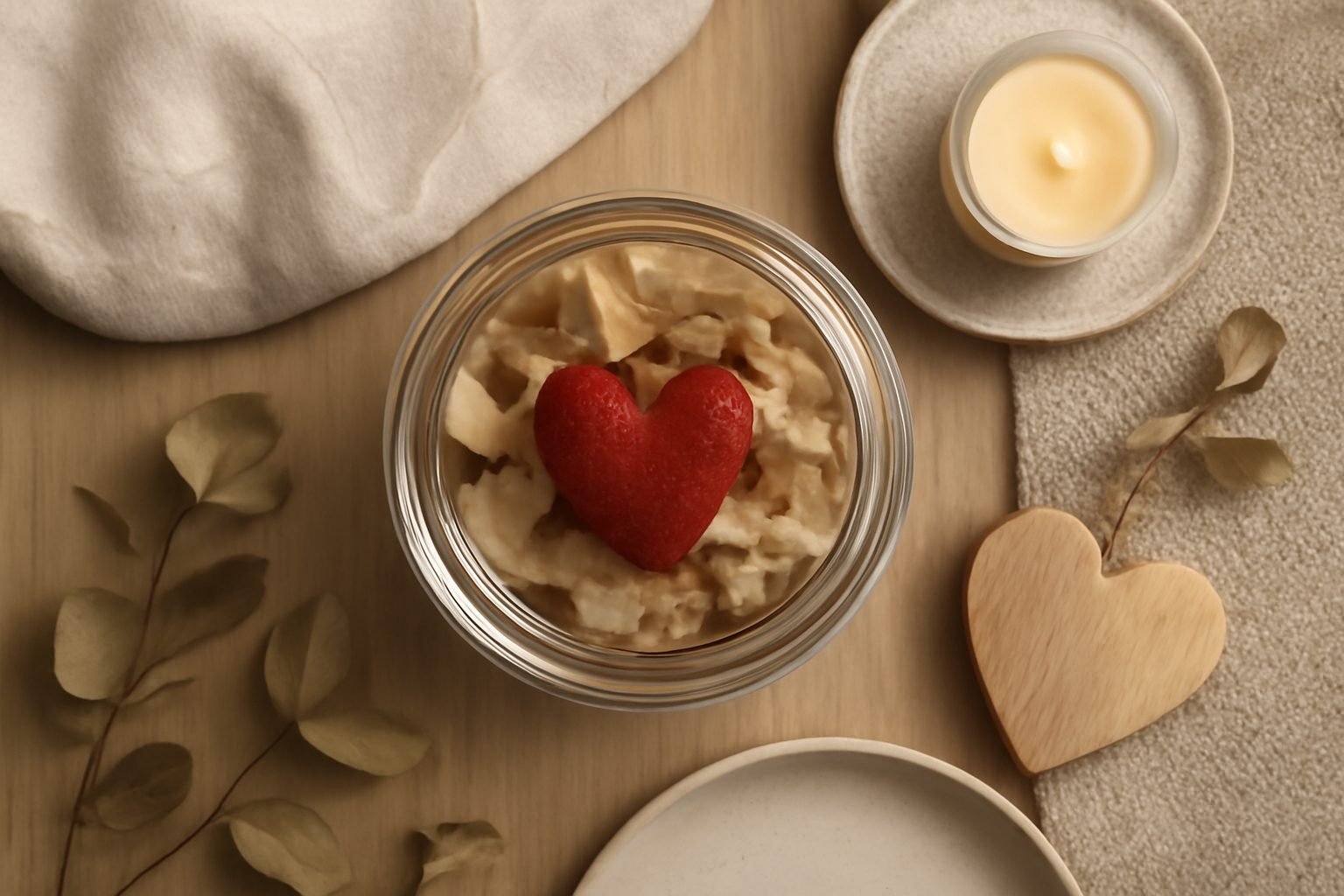 Valentinstag Dekoration im Glas — 11 einfache Varianten