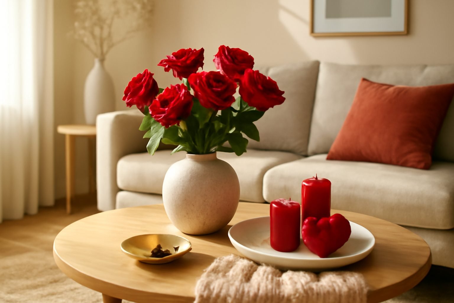Valentinstag Dekoration Minimalistisch