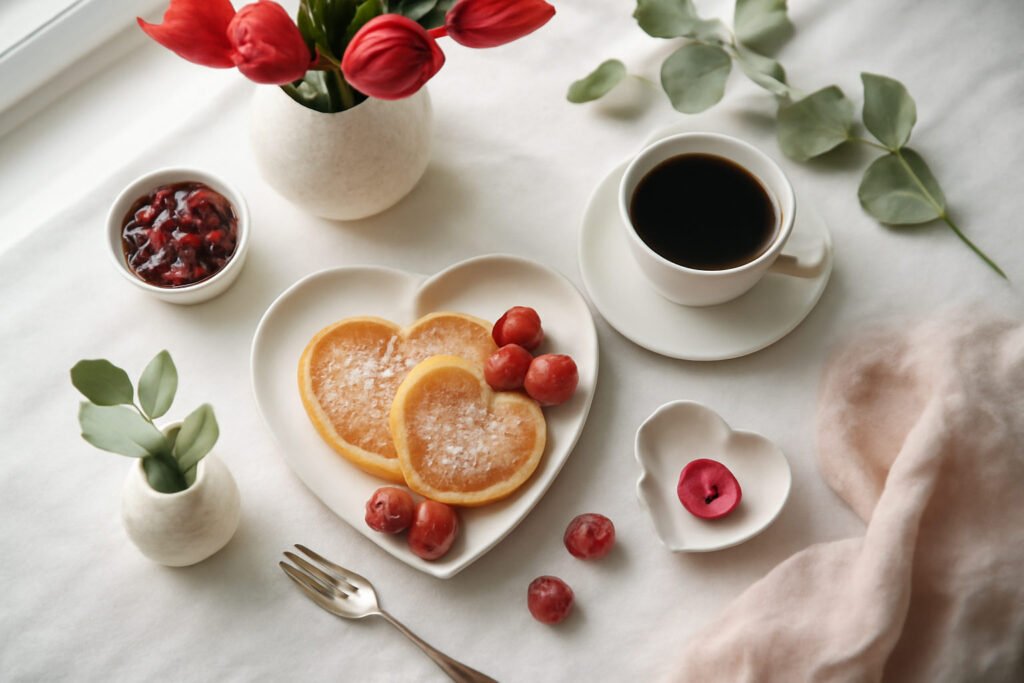 Valentinstag Frühstück zum Vorbereiten — günstig statt teuer