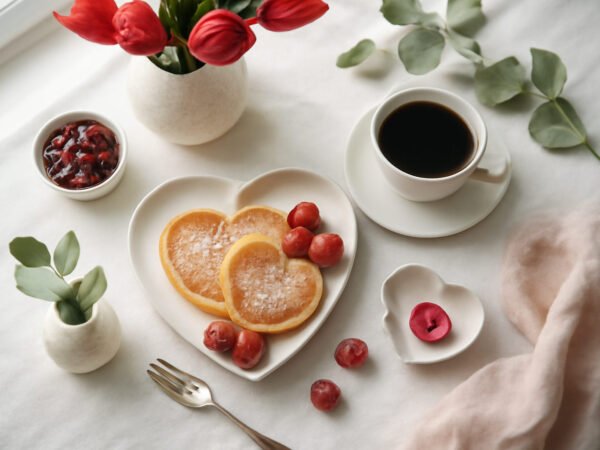 Valentinstag Frühstück zum Vorbereiten — günstig statt teuer