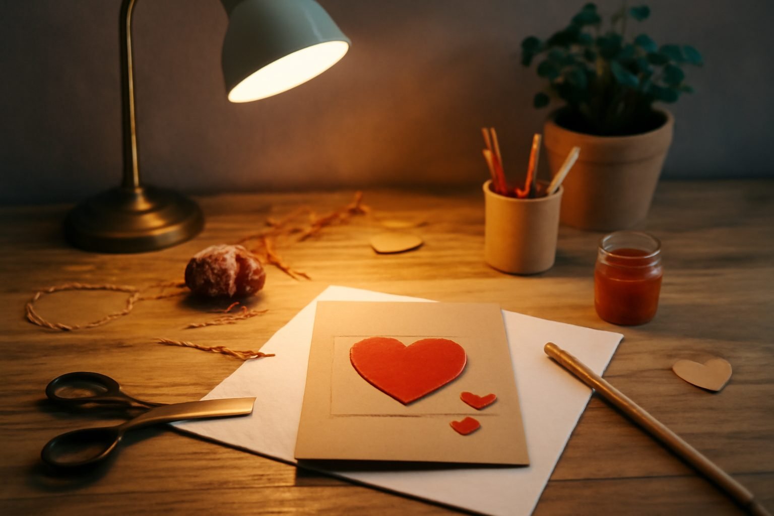 Valentinstag Karten mit Anleitung ohne Vorkenntnisse