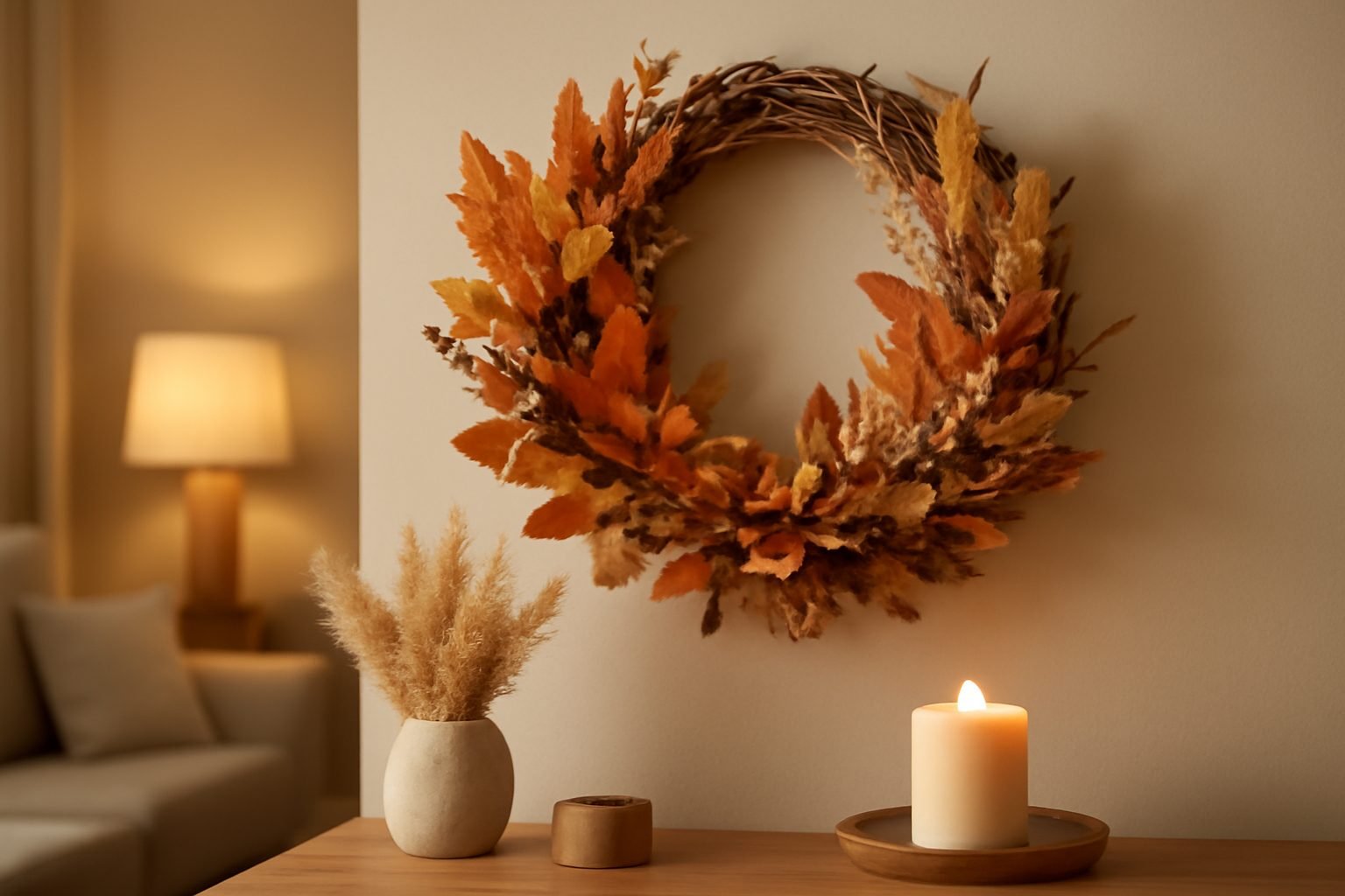10 moderne Türkranz Ideen für den Herbst