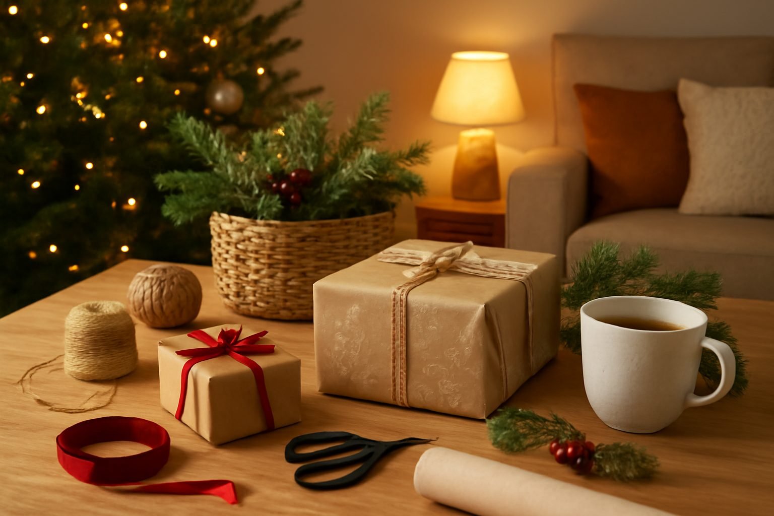 10 Pinterest-Ideen für weihnachtliche Geschenkverpackung