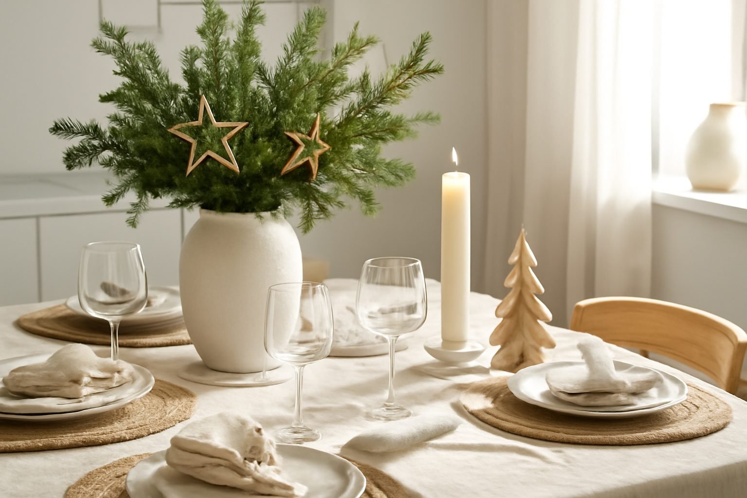 20 moderne Tischdeko Ideen für Weihnachten