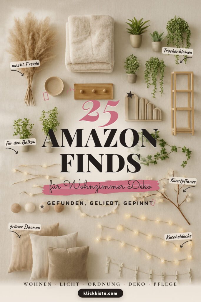 25 Amazon-Finds für Wohnzimmer Deko, die sofort Freude machen