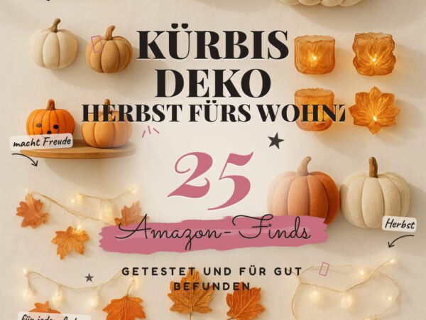 Kürbis Deko Herbst fürs Wohnzimmer: 25 Amazon-Finds