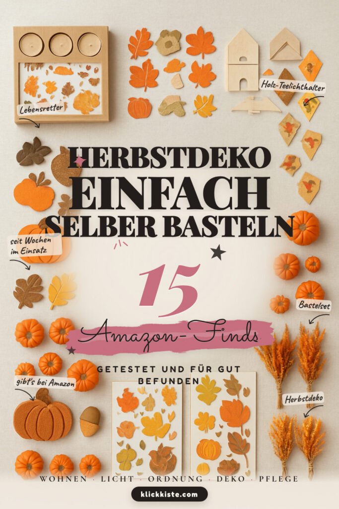 Herbstdeko einfach selber basteln: 15 Amazon-Finds, schnell dekoriert