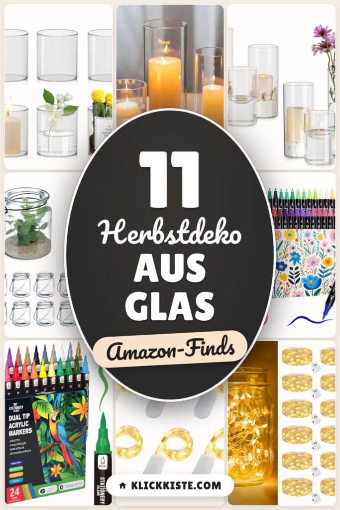Herbstdeko aus Glas: 11 Amazon-Finds, schnell stimmig basteln