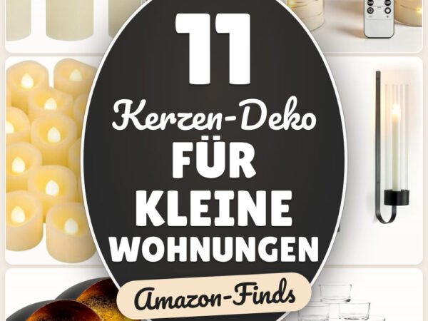 Kerzen-Deko für kleine Wohnungen: 11 Amazon-Finds, platzsparend
