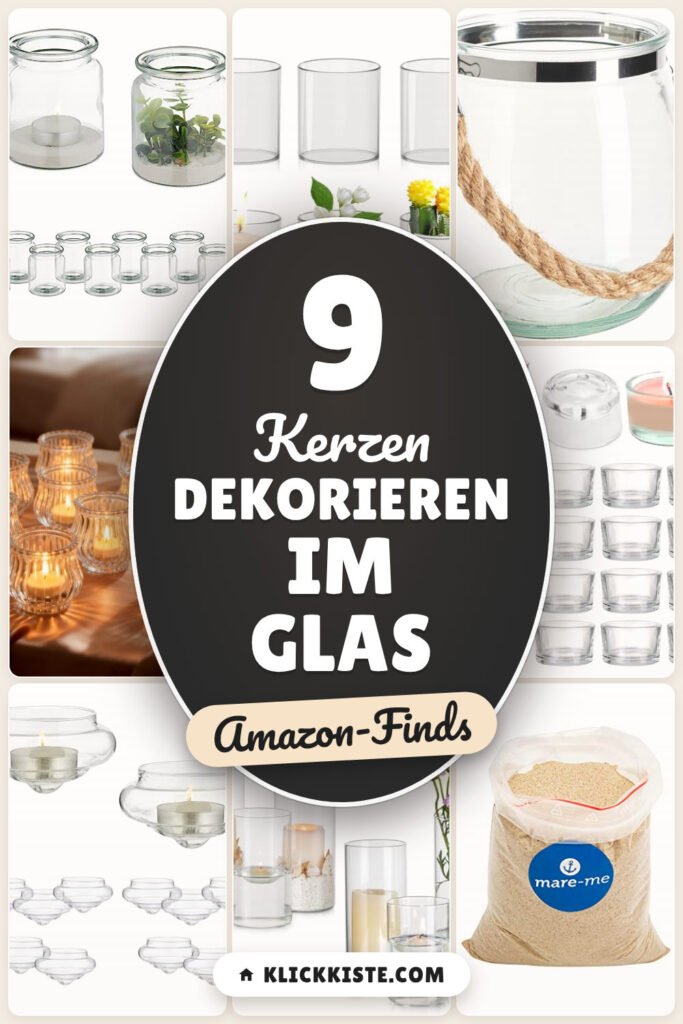 Kerzen dekorieren im Glas: 9 Amazon-Finds, schnell gemütlich stylen