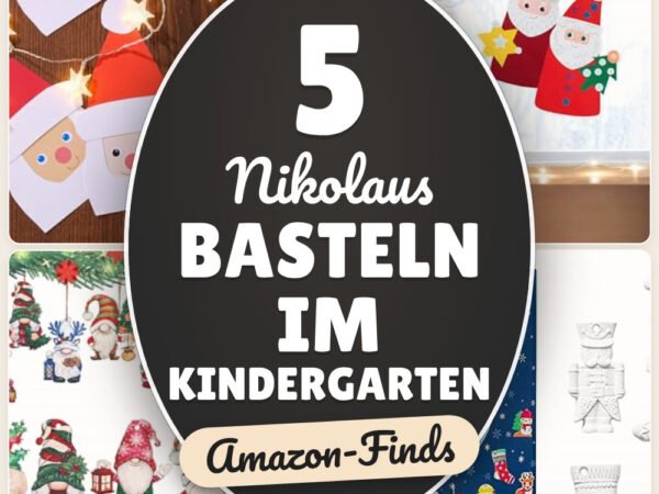 Nikolaus basteln im Kindergarten: 5 Amazon-Finds, schnell