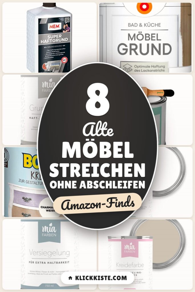 Alte Möbel streichen ohne Abschleifen: 8 Amazon-Finds, schnell neu