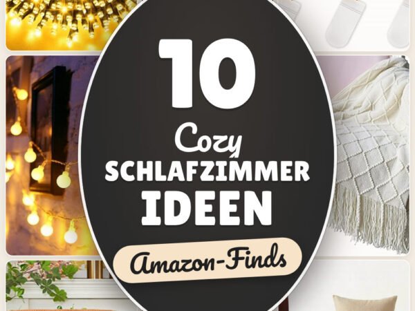 Cozy Schlafzimmer Ideen: 10 Amazon-Finds, warmes Licht & Stoffe