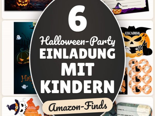 Halloween-Party Einladung mit Kindern: 6 Amazon-Finds, schnell geplant