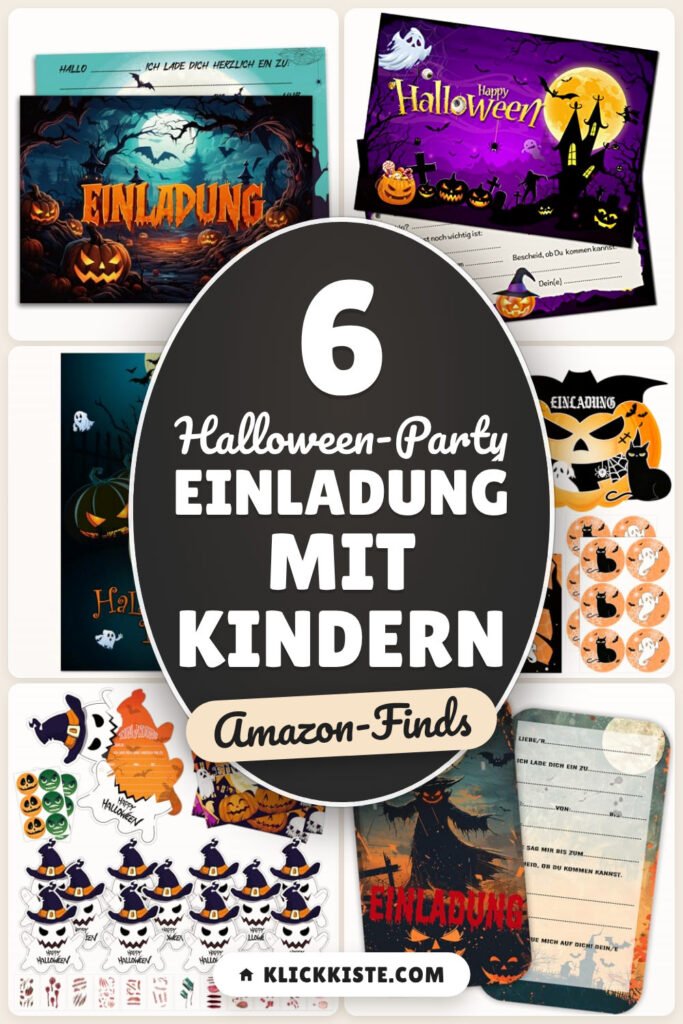 Halloween-Party Einladung mit Kindern: 6 Amazon-Finds, schnell geplant