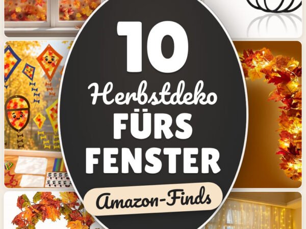 Herbstdeko fürs Fenster: 10 Amazon-Finds, schnell gebastelt