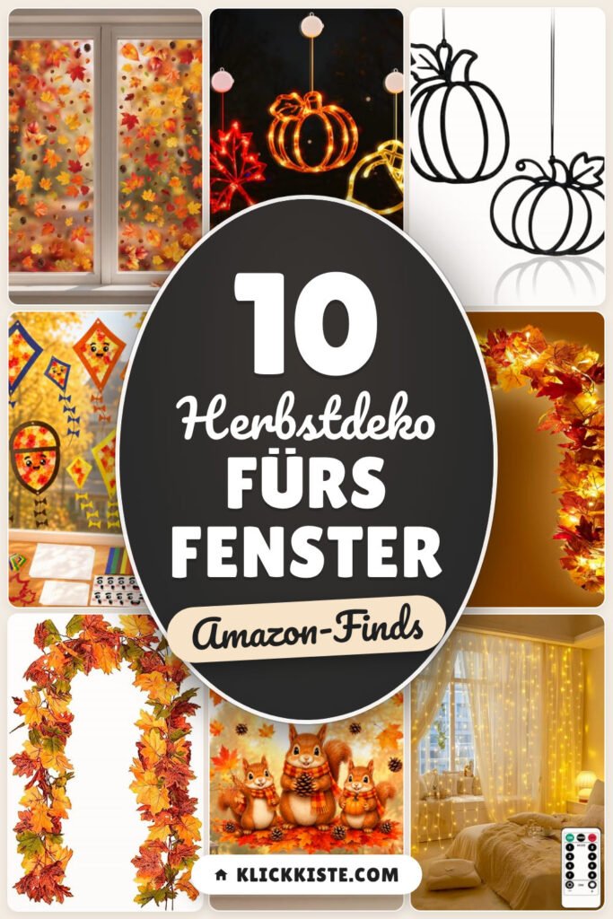 Herbstdeko fürs Fenster: 10 Amazon-Finds, schnell gebastelt