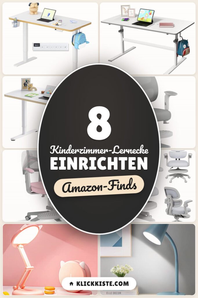 Kinderzimmer-Lernecke einrichten: 8 Amazon-Finds, schön sortiert