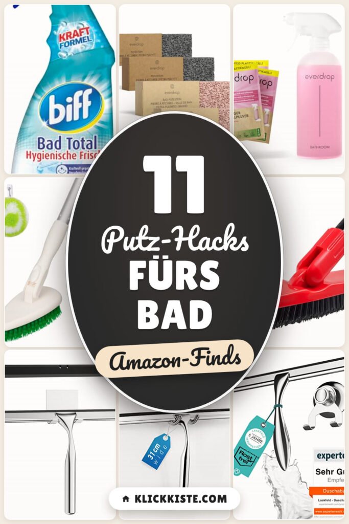 Putz-Hacks fürs Bad: 11 Amazon-Finds, schneller sauber