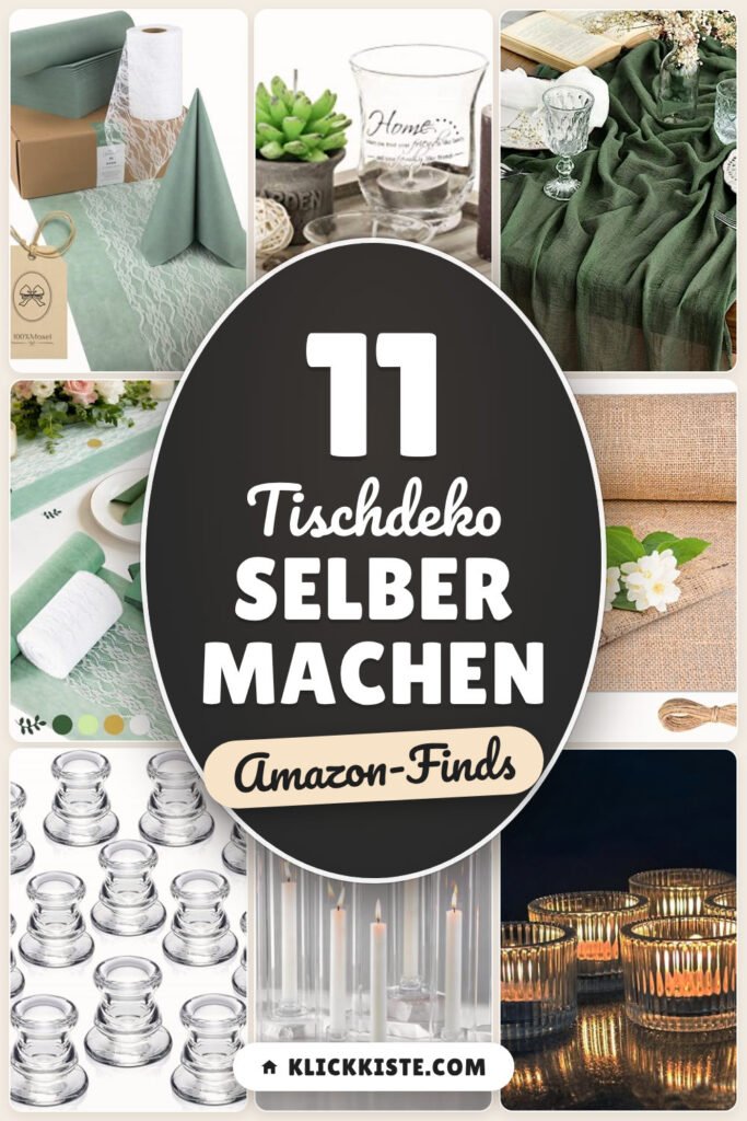 Tischdeko selber machen: 11 Amazon-Finds, schnell gedeckt