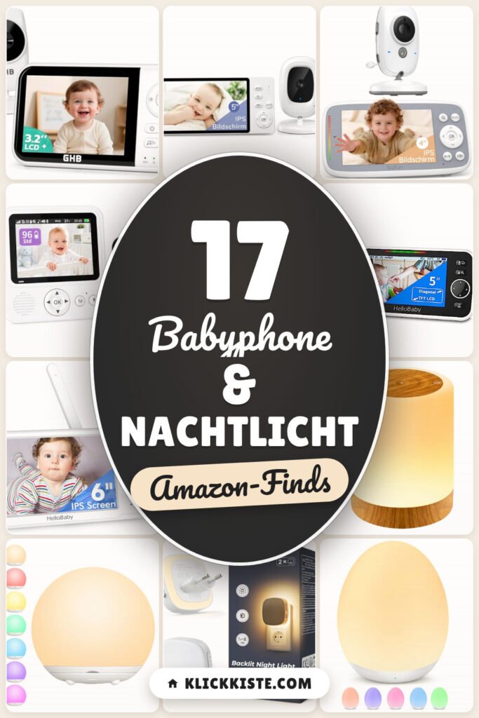 Babyphone & Nachtlicht: 17 Amazon-Finds, ruhigere Nächte