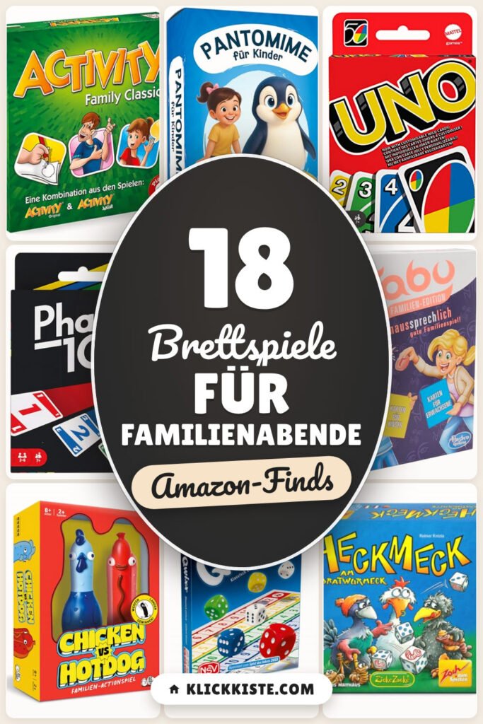 Brettspiele für Familienabende: 18 Amazon-Finds, schnell erklärt