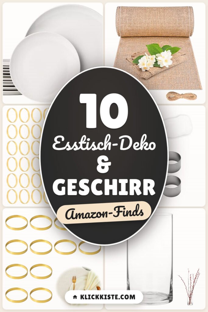 Esstisch-Deko & Geschirr: 10 Amazon-Finds, passend für Gäste