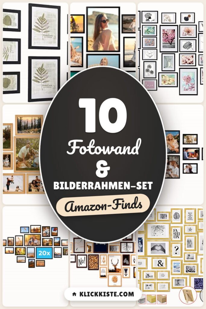 Fotowand & Bilderrahmen-Set: 10 Amazon-Finds, harmonisch arrangieren