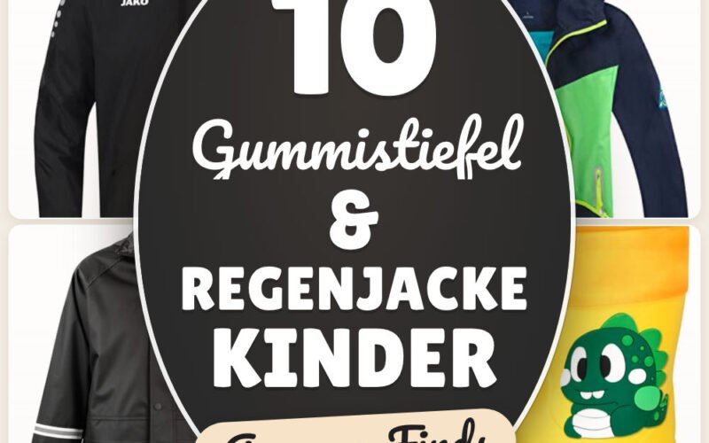 Gummistiefel & Regenjacke Kinder: 10 Amazon-Finds, trocken