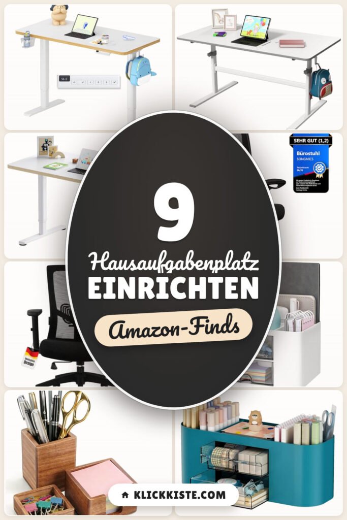 Hausaufgabenplatz einrichten: 9 Amazon-Finds, ruhiger Fokus