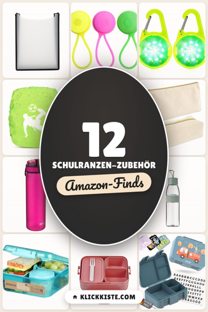 Schulranzen-Zubehör: 12 Amazon-Finds, clever für den Alltag