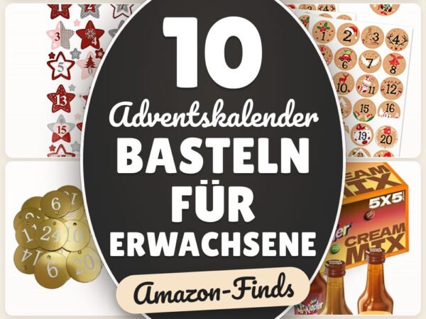 Adventskalender basteln für Erwachsene: 10 Amazon-Finds