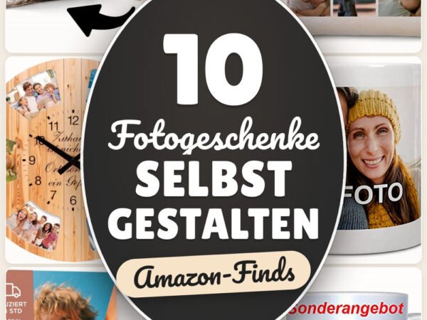 Fotogeschenke selbst gestalten: 10 Amazon-Finds, fix personalisiert