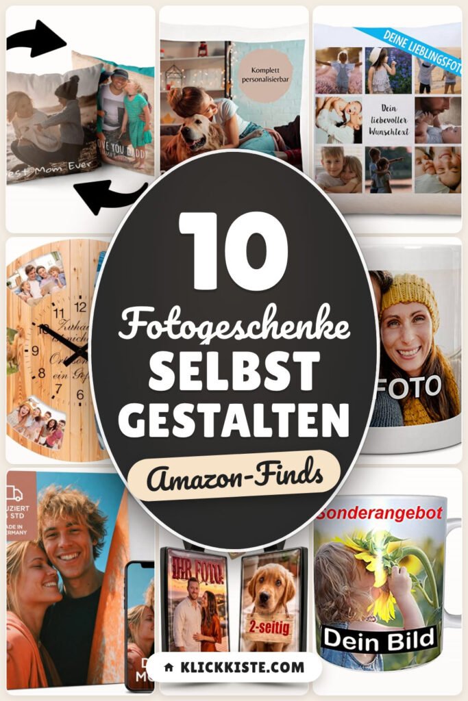 Fotogeschenke selbst gestalten: 10 Amazon-Finds, fix personalisiert
