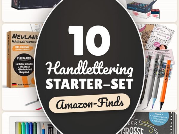 Handlettering Starter-Set: 10 Amazon-Finds, alles für den Start