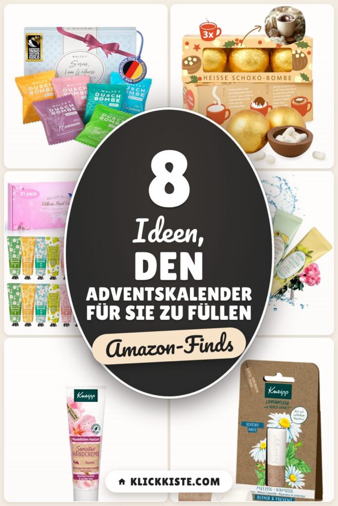 Ideen, den Adventskalender für sie zu füllen: 8 Amazon-Finds