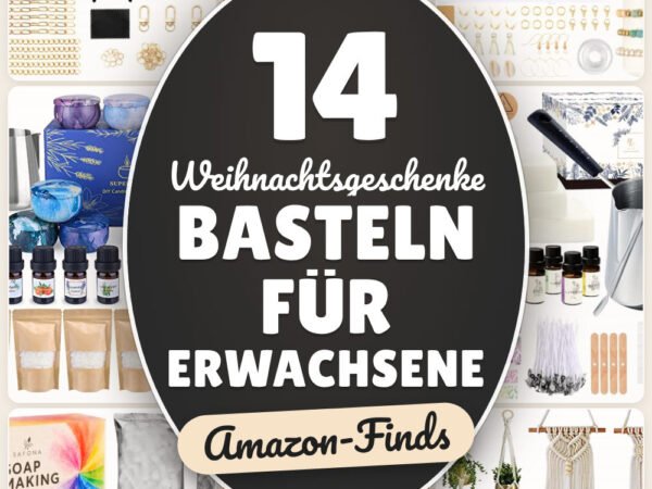 Weihnachtsgeschenke basteln für Erwachsene: 14 Amazon-Finds