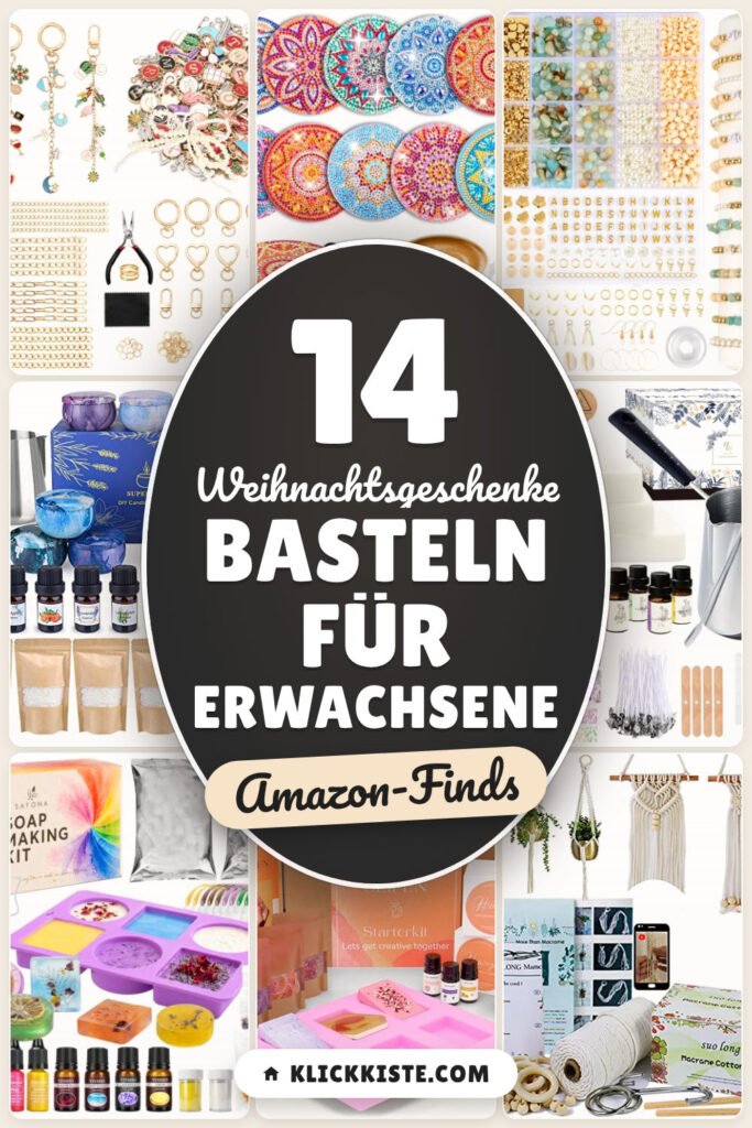 Weihnachtsgeschenke basteln für Erwachsene: 14 Amazon-Finds