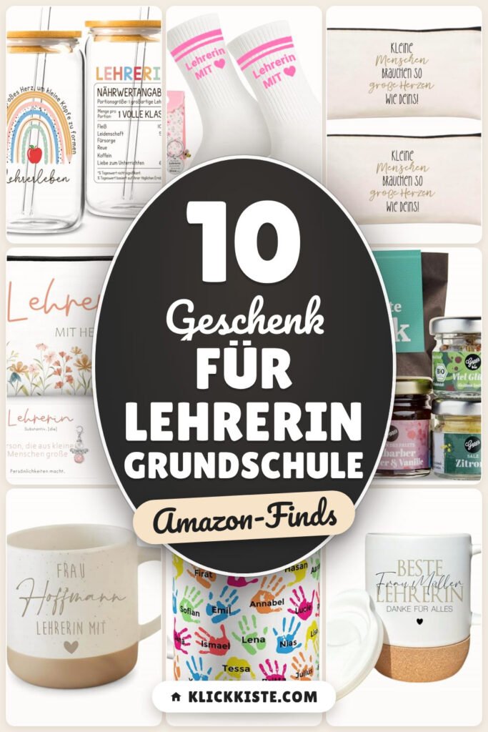 Geschenk für Lehrerin Grundschule: 10 Amazon-Finds, mit Herz