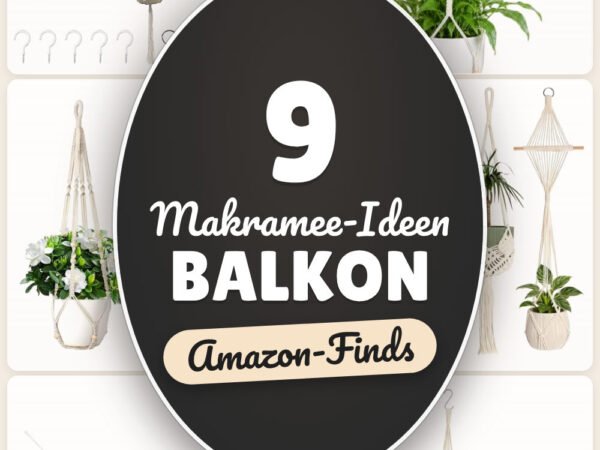 Makramee-Ideen Balkon: 9 Amazon-Finds, boho-gemütlich