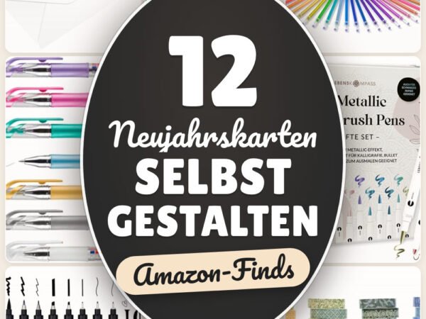 Neujahrskarten selbst gestalten: 12 Amazon-Finds, schnell & festlich