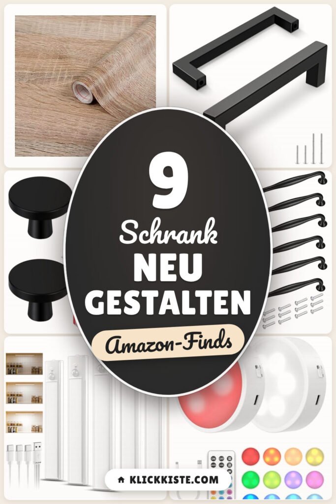 Schrank neu gestalten: 9 Amazon-Finds, frischer Look ohne Umbau