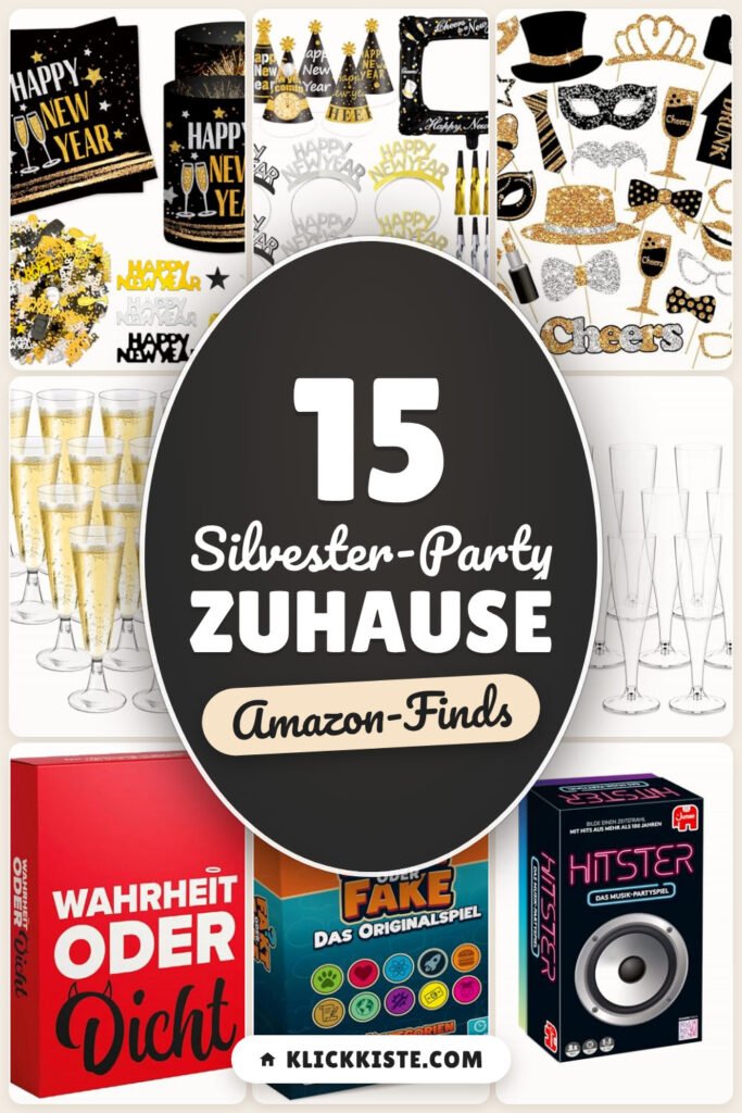Silvester-Party zuhause: 15 Amazon-Finds, schnell vorbereitet
