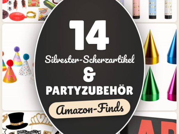 Silvester-Scherzartikel & Partyzubehör: 14 Amazon-Finds, sofort Party