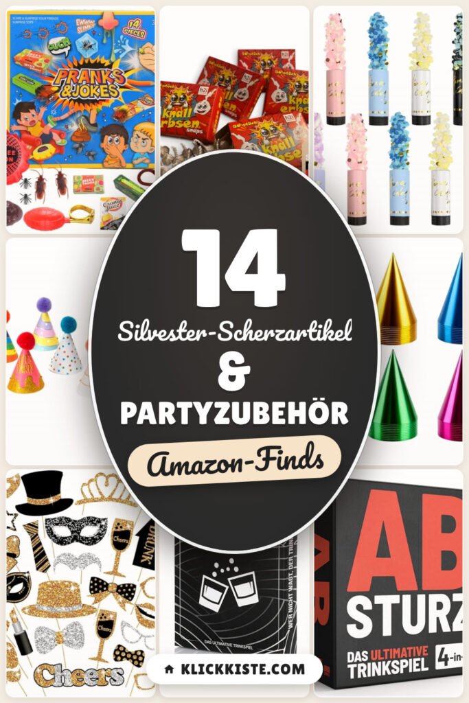 Silvester-Scherzartikel & Partyzubehör: 14 Amazon-Finds, sofort Party