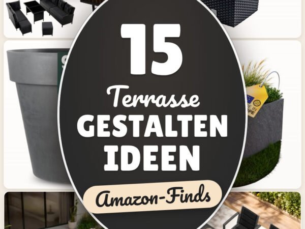 Terrasse gestalten Ideen: 15 Amazon-Finds, sofort wohnlich
