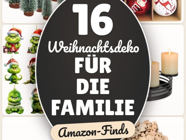 Weihnachtsdeko für die Familie: 16 Amazon-Finds, gemeinsam schmücken
