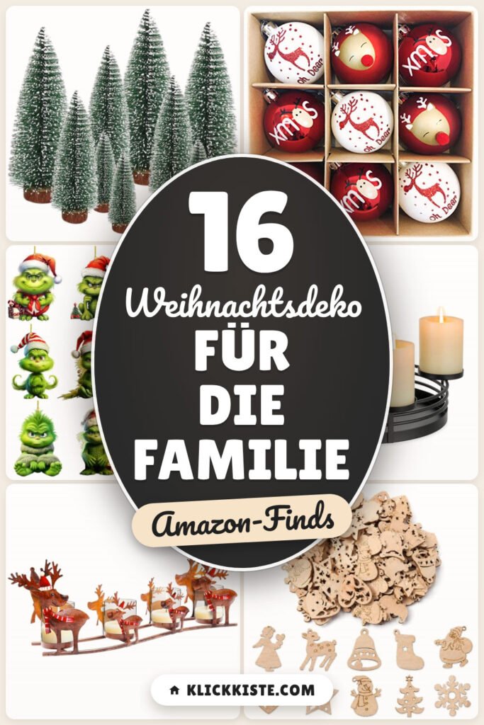 Weihnachtsdeko für die Familie: 16 Amazon-Finds, gemeinsam schmücken