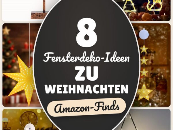 Fensterdeko-Ideen zu Weihnachten: 8 Amazon-Finds, warmes Licht