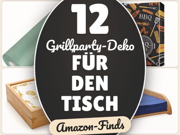 Grillparty-Deko für den Tisch: 12 Amazon-Finds, fix gedeckt